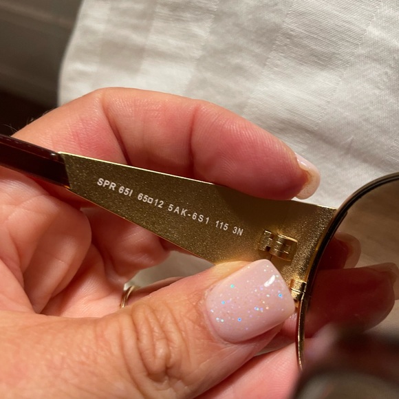 Prada gold aviator glasses. Mint.  Hard to find.  With case. - Picture 7 of 9